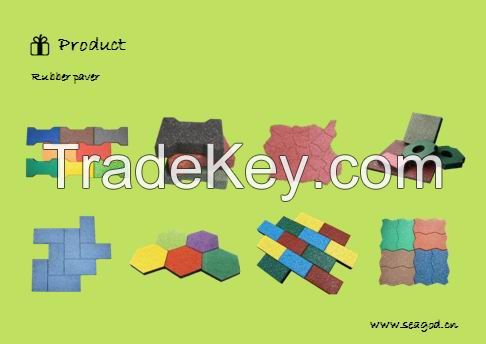 rubber mat/sheeting/flooring/tile/paver