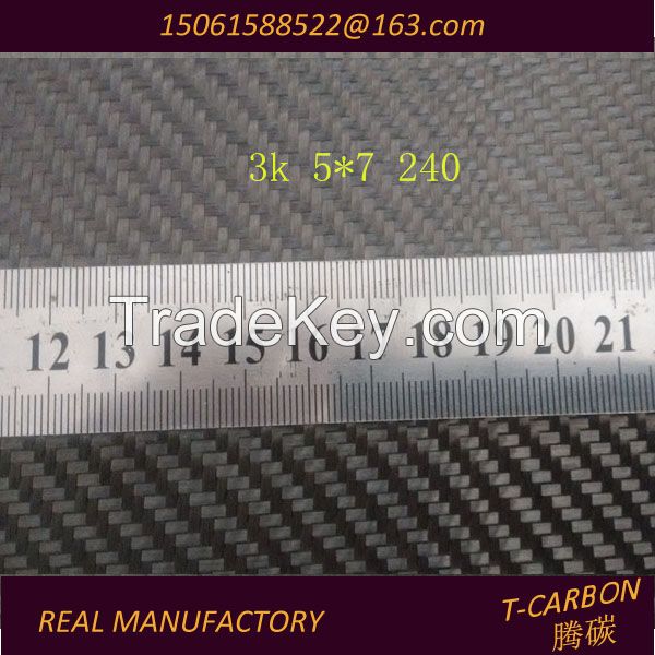 Factory Supply 3K 200G Twill/Plain Carbon Fiber Fabric/Cloth