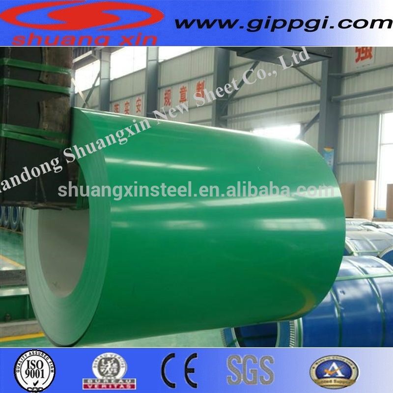 Color coated steel sheet in coils