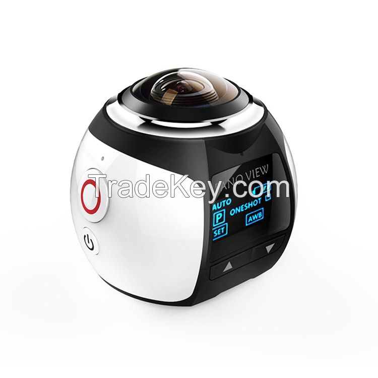 Waterproof 360 Degree Panorama Action Camera with Extreme Wi