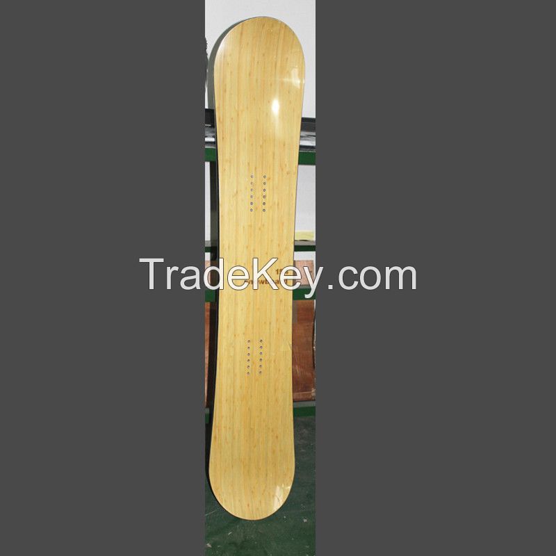 Made in China Bamboo topsheet snowboards 