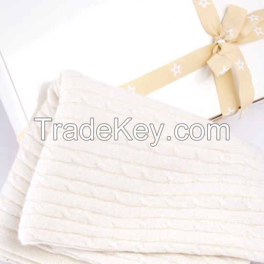 Best Quality soft baby 100% cashmere blanket