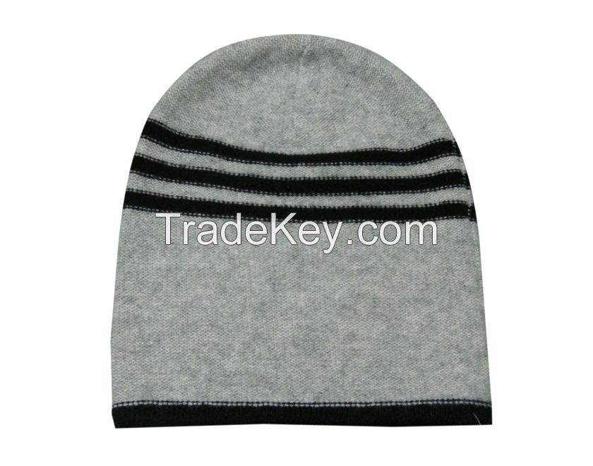 Fashion design 100% cashmere hats caps