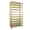 Sell 2/3/4/5 -Tier Part-Assembled Shoe Rack- Solid Unfinished Pine