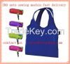 Promotion Custom Polyester reusable Foldable shopping bag,folding bag,fodable bag 