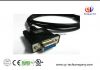 C2g 0.5m dB9 F/F Null Modem Cable - Black