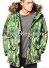 Man Print Down Ski Jacket