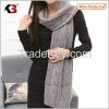 2015 long knitting twisted rope scarf wholesale for adult wrap shawl f