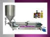 Semi-automatic piston sauce filling machine