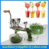 hot sales hand operate wheatgrass manual juicer manual fresh orange juicer screw extracting machine