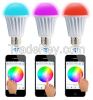 9W Dimmable 2.4G WiFi led light bulb Mi.light rgb+white