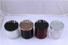 Party decoration glass candle holder with metal lid candle container for sale