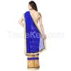 Designer Blue Net Half...