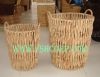 Round basket with handle