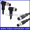 IP67 IP68 waterproof m8 3pin 4pin pcb connector cable