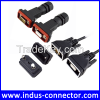 Assembly waterproof db9 d-sub male connector cable for network automotive