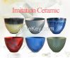 High quality ceramic imitation plastic flower pots