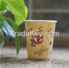 hot selling single wall disposable paper cups for hot drink dark blue high quality,custom logo design