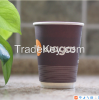 9oz, custom printed paper coffee cup, single wall disposable paper cup, customized