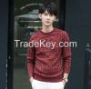 Fancy jacquard men's knitted sweater 2015 new fashion design sweater