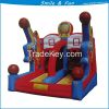 cheap inflatable sport games with PVC tarpaulin mertarial for sale