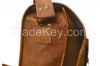 Vintage Brown Leather Messenger 16'' Shoulder Laptop Bag Briefcase