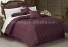 11 PIECE 300 THREAD COUNT SATEEN STRIPE BED ENSEMBLE