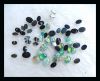 Natural Gemstone Opal Obsidian Intarsia Cabochon Beads7*5*2mm