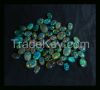 Natural Gemstone Opal Obsidian Intarsia Cabochon Beads7*5*2mm