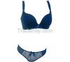 Good Quality and Comfortable Underwir Free Women Bra with Sexy Lace Panty (EPB266)