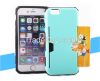 Fashion unbreakable 3D sublimation with slot phone case for iphone