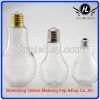 Wholesale 100ml 200ml bulb shape glass bottle for beverage drinking