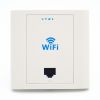 48VPW303 White 300Mbps In Wall Hotel AP Access Point POE Output 48V Standard for Hotel, Home, Office