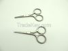 Nose Hair Trimmer Scissors - Round Tip for Ear, Eyebrow, Beard & Mustache Trimming