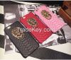 Lion Head Bracket Retro Knocker Leather Phone Case or iPhone