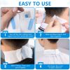 5 Rolls Barber Neck Paper Strips Band Disposable Haircutting Stretchy Barber Neck Tissue Wrap for Salon Haircut Spa Massage