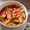 Italian Vegetable Soup With Carrots, Tomatoes And Cauliflower