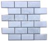 Carrara Venato Marble Subway Floor & Wall Tile