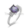 Charm Rectangle Gemsto...