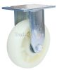 76 series white nylon caster/ equipment caster wheel , medical caster wheel, trolley caster wheel,