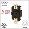 20Amp locking receptac...