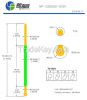 NP-020550-DV01 high current test probes and BGA;PCB and ICT test needle with sharp and wire harness