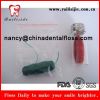 Glass bottle shaped colorful bottle shaped dental floss