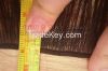 Weft hair, virgin hair from single drawn hair 