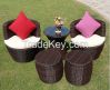 Stackable Rattan Furniture With Cushion