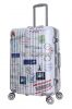 Fashion ABS PC hardshell travel luggage set 8056