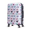 Spinner wheel hardside abs pc luggage set for traveling