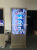 55&quot; ultra thin lcd advertising display , android network kiosk panel , interactive display