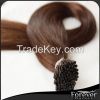 Forever factory price best quality real remy hair extensions stick tip hair  