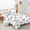 Personalized microfiber  bedding  set with printing ,100% polyeseter ,90gsm